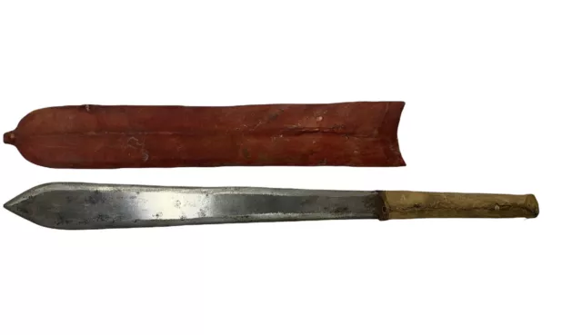 Antique East African Maasai Herders Sword - Ol Alem Kenya Knife SEME 19.5"