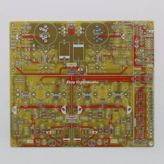 1PC Hi-End JC2 FET Class A Preamplifier Pcb Stereo Board Refer Mark JC-2 Preamp