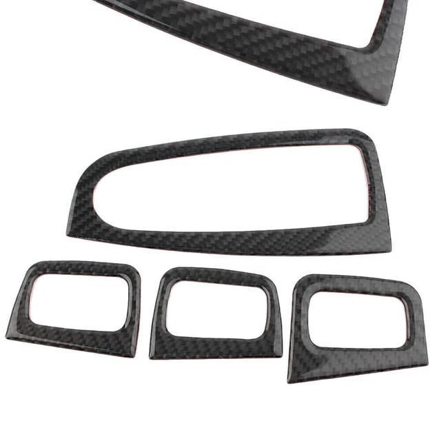 Bracciolo porta fibra di carbonio rifinitura finestra ascensore per Mercedes-Benz Classe C W205 14-18