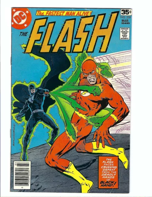 Flash 259, FN/VF 7.0, DC 1978, Bronze Age, Irv Novick, Rich Buckler, Black Hand