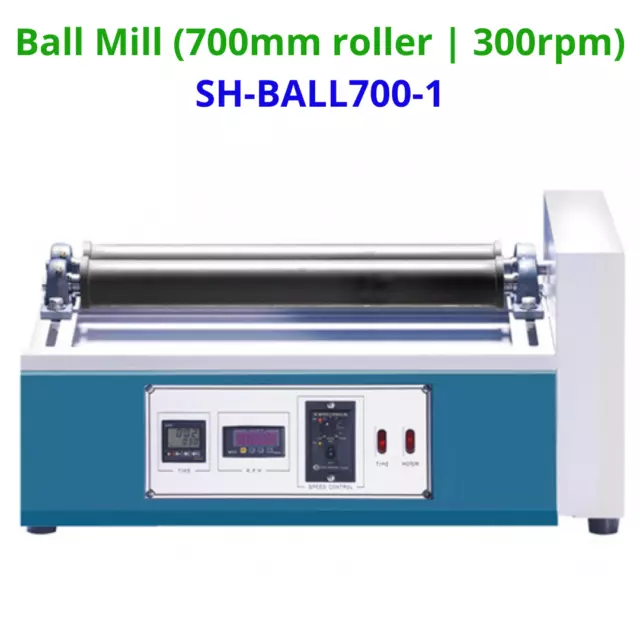 SH Scientific Ball Mill | 700mm(28") roller | 300rpm | Grinding & Blending, 110V