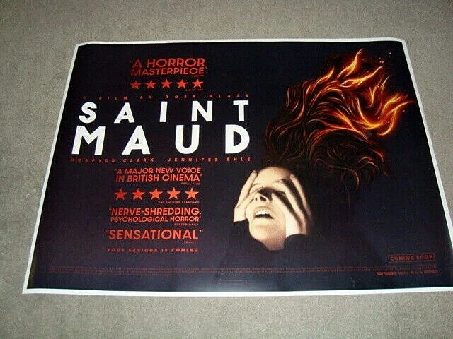 brand new SAINT MAUDE ORIGINAL UK QUAD MOVIE POSTER DOUBLE SIDED