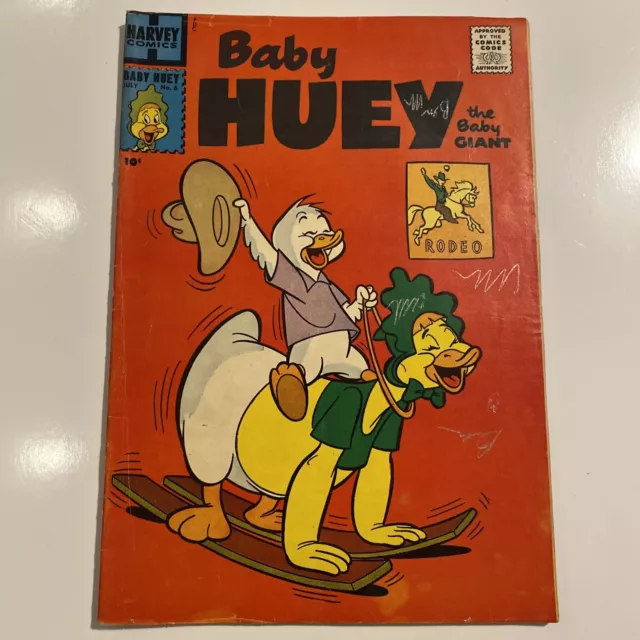 * BABY HUEY The Baby Giant #6 * Early Silver Age Harvey Comics 1957 ...