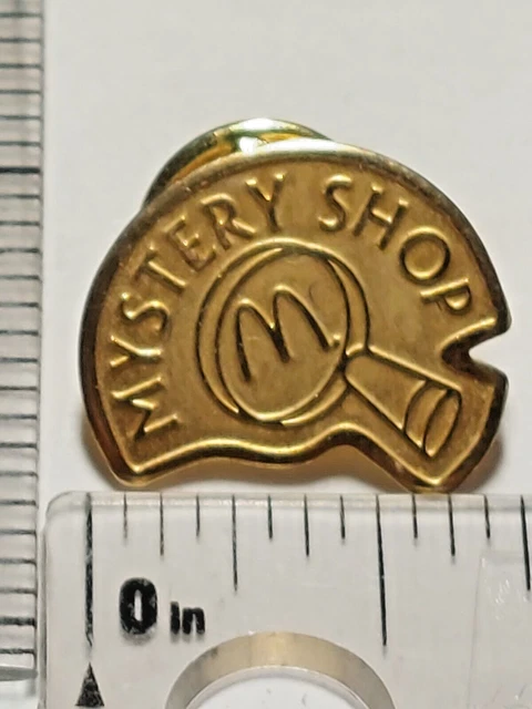 McDonald's MYSTERY SHOP Lapel Pin (041223)