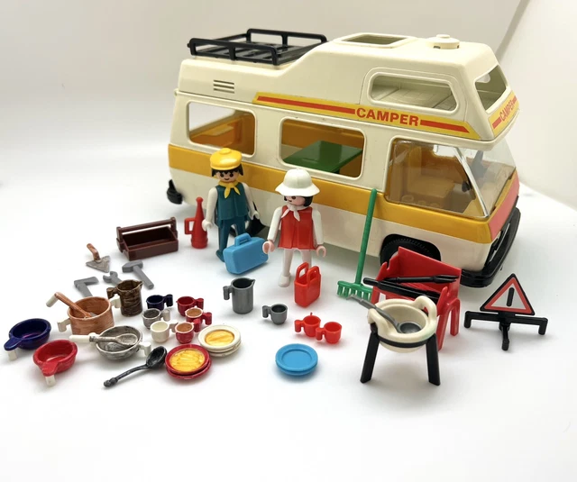 Mobile Campeggio PLAYMOBIL CAMPER VAN WITH FIGURES ACCESSORIES