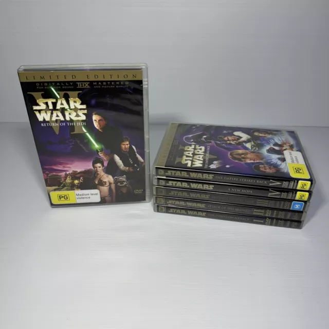 Star Wars Trilogy 1-6 Limited Edition | Digitally Mastered | DVD Region 4