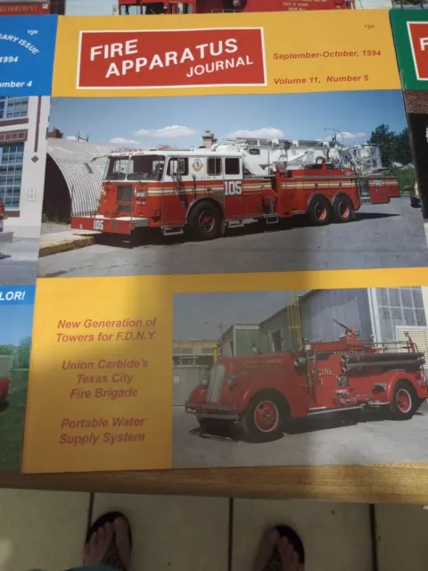 Fire Apparatus Journal – 1994– Vol. 11, #1-6 – Complete Year, Six Issues 3