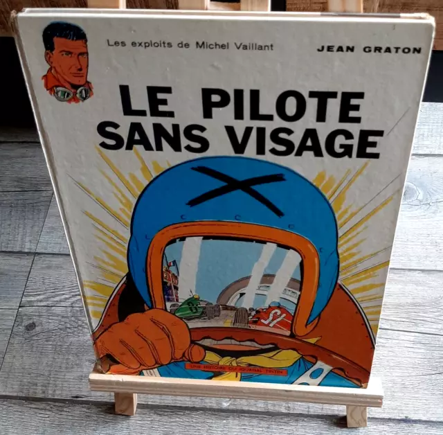 Michel Vaillant - Ancienne Bd  -  Le pilote sans visage  - Dargaud 1960