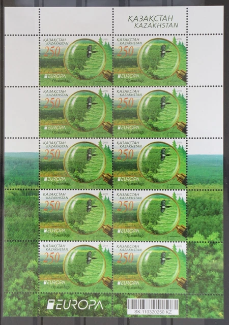 Kasachstan 705 postfrisch Kleinbogen / CEPT #GG578