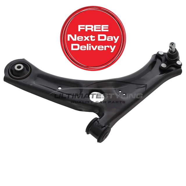 Pair Front Lower Suspension Wishbone Arms For VW Caddy Van 2004-2011 W/ Ball Joints