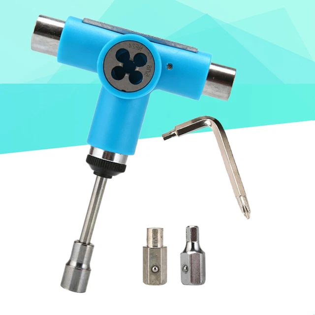 Kit T Tool Skateboard Multifonction – Clé Allen, Outil Tout-en-Un Pour Skate, Longboard, Scooter