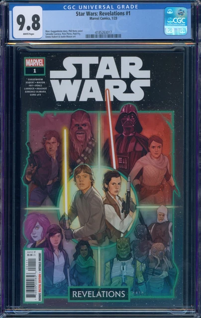 Star Wars Revelations #1 CGC 9.8 1st Ajax Sigma & Iden Versia Cvr A Marvel 2023