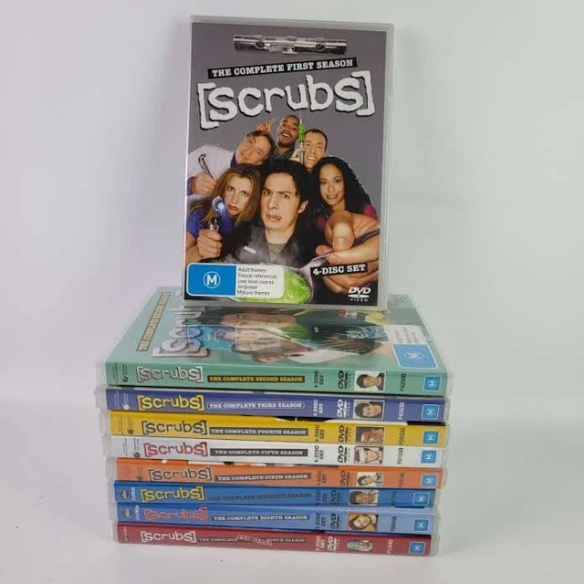 SCRUBS COMPLETE SEASON Series 1 2 3 4 5 6 7 8 & 9 DVD Box Set New 1 - 9
