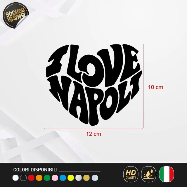 erreinge Sticker Italia Adesivo Sagomato in PVC per Decalcomania Parete Murale Auto Moto Casco Camper Laptop - cm 10