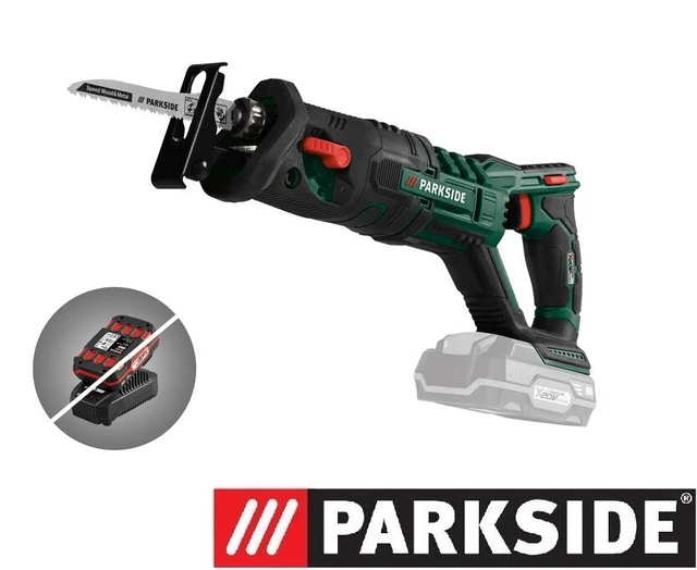 Scie Sabre Et Scie Sauteuse Sans Fil Parkside PSSA 20-Li, 20V, Avec Boîtier, Neuve