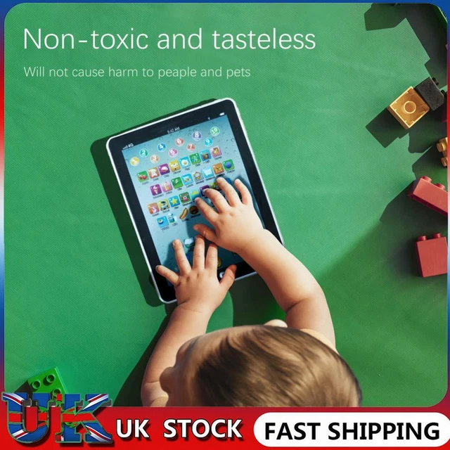 ❀ Learning Machine Tablet English Educational Toy for Toddlers Kids (Black)