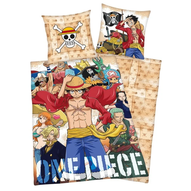 One Piece - Wendebettwäsche (Renforcé) - 80 x 80 / 135 x 200 cm