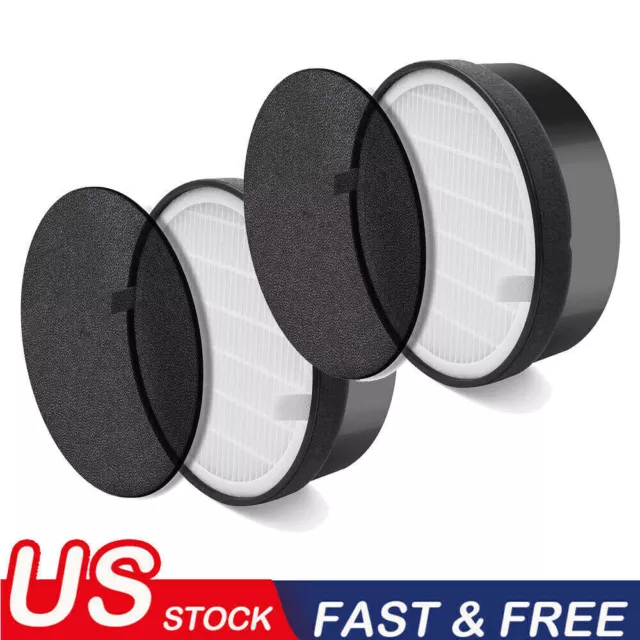 Air Purifier Filter Set for Levoit LV-H132 Replacement HEPA & Activated Carbon