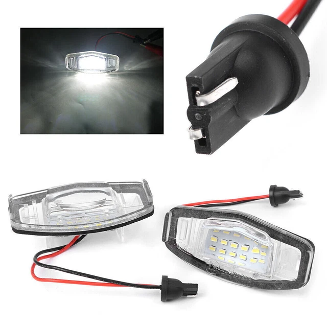 per Honda Civic VII4/5Porte/VIII 2006-15 Targa LED Auto Luce Bianca