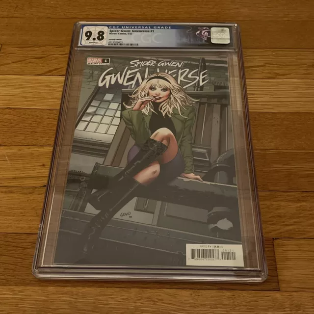 Spider-Gwen Gwenverse #1 2022 Marvel Comics 1st Print Greg Land Variant CGC 9.8
