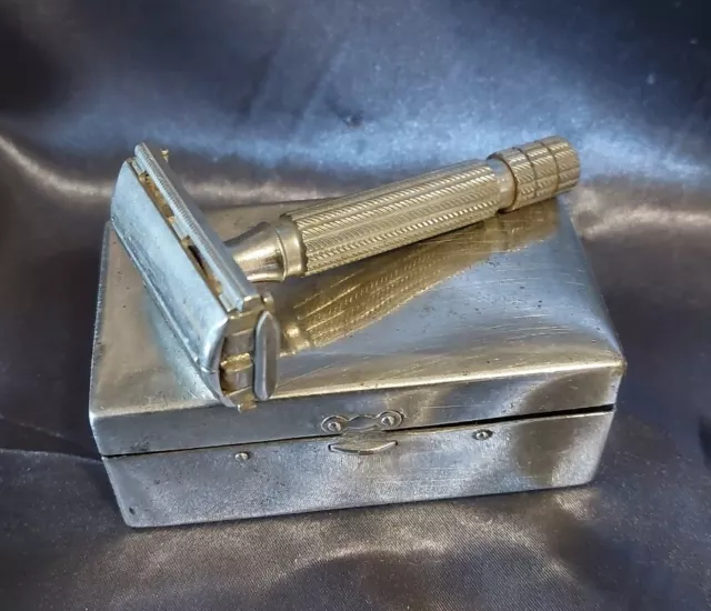 Vintage 1930s Gillette  Safety Razor in Original Box VINTAGE - RASOIO GILLETTE