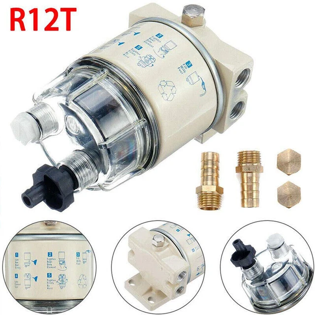 GLASS FIBER R12T Fuel Filter/water Separator Imported Lawn Mower Diesel