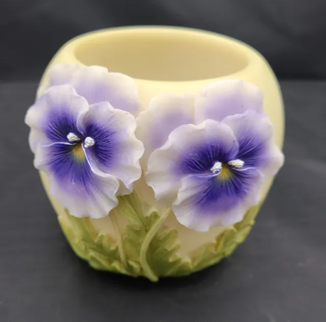 Ibis & Orchid Design Inc. Pansy Votive Holder Tealight (21016) Flowers of Light
