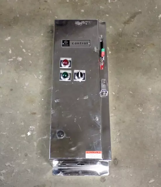 GE Size 1 Stainless Steel Combo mag Starter w/ CPT, Hoa, Run Light and Tec36030
