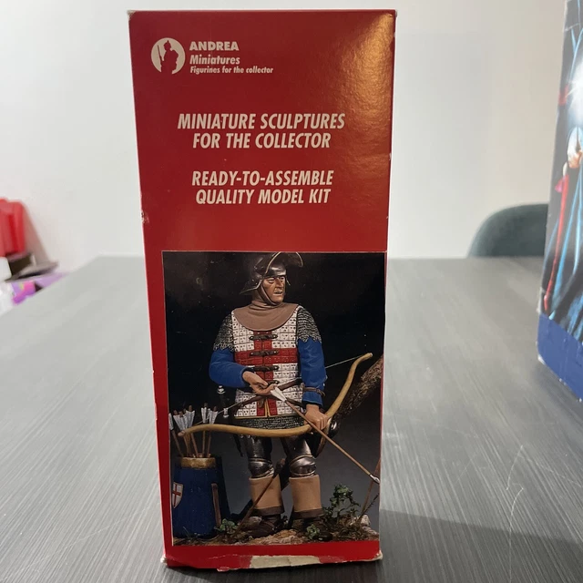 Andrea minoatures,90mm.English Archer (1475) figure kits. - Maquettes et Figurines