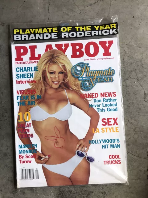 US Playboy Magazine June 2001 Ltd Stock Sealed Since Playmate Of The Year