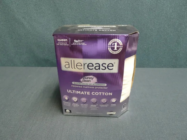 allerease zippered mattress protector ultimate cotton