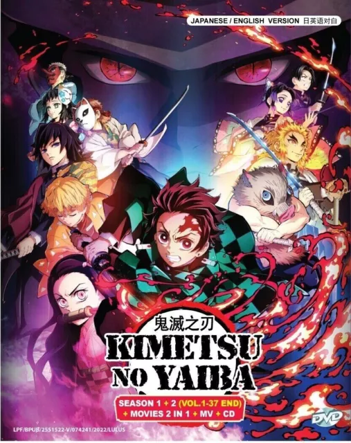ANIME DVD~ENGLISH DUB~Demon Slayer/Kimetsu No Yaiba Season  1-3(1-55End+Movie+SP)