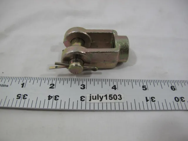 NEW Clevis Pin - 1/2" Dia Pin - 9/16" Width - 1-3/4" Long - 5/8-18 UNF Thread