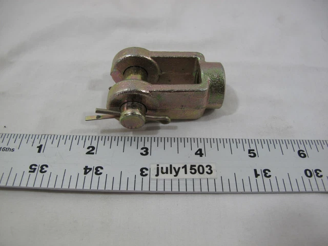 NEW Clevis Pin - 1/2" Dia Pin - 9/16" Width - 1-3/4" Long - 5/8-18 UNF Thread