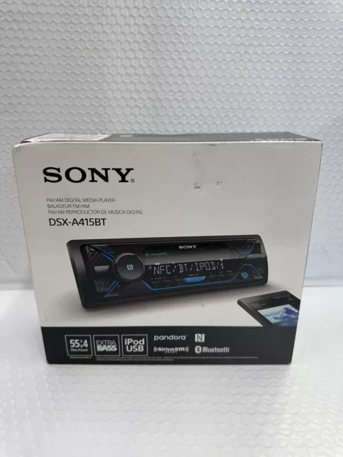 Sony FM/AM Digital Media Player (DSX-A415BT) W/ Bluetooth & Satellite Radio NEW!