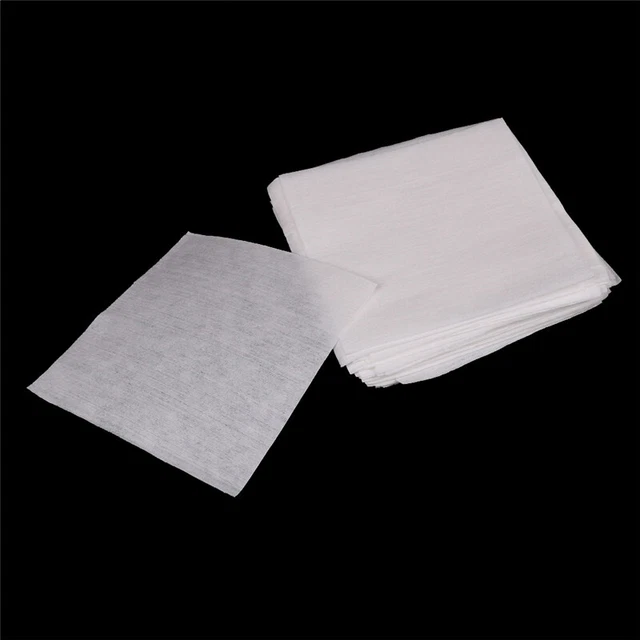 50pcs Anti-static Lint-free Wipes Dust Free Paper Dust Paper Fiber Optic Clean`