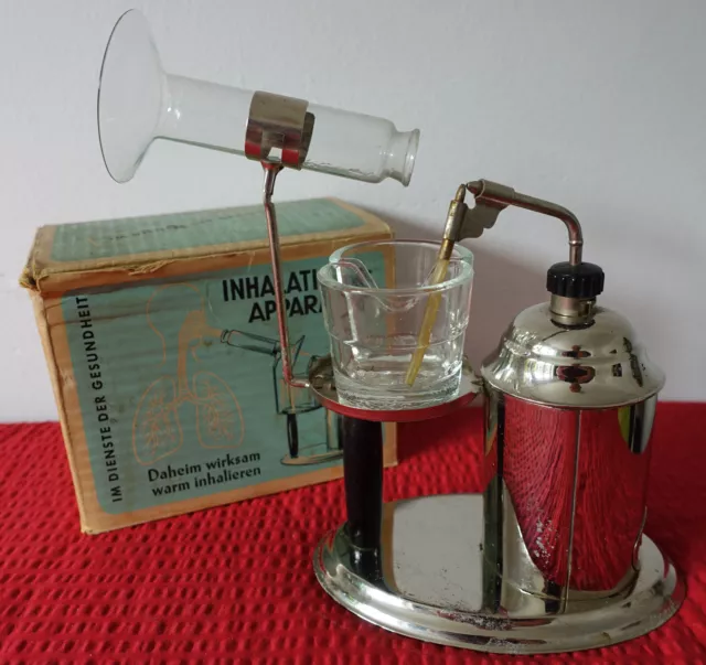 Inhalations Apparat mit ovP  Inhalator Elektrisch Inhalationsgerät alt