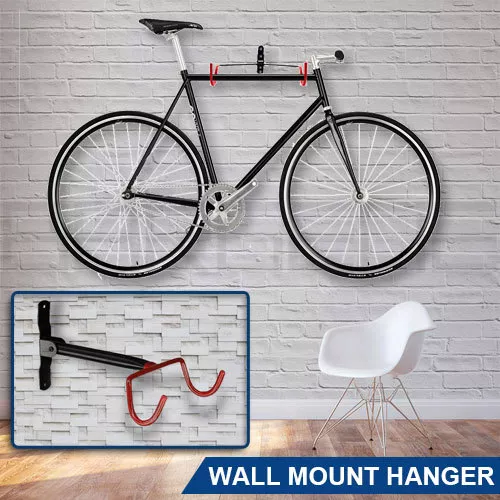 Large Premium Bike Bicycle Hanger Hook Wall Mounted Garage Storage Rack Mount