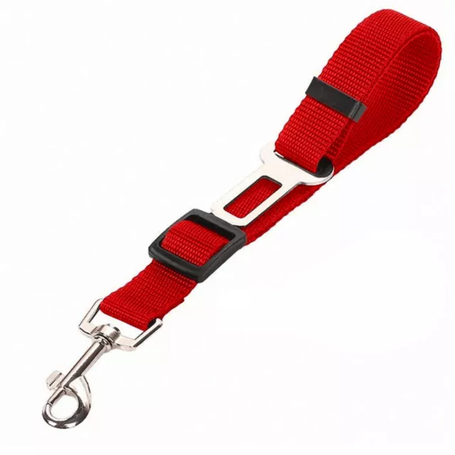 Dog Pet Safety Seat belt Clip for Car Vehicle Seatbelt Adjustable HarnessLead