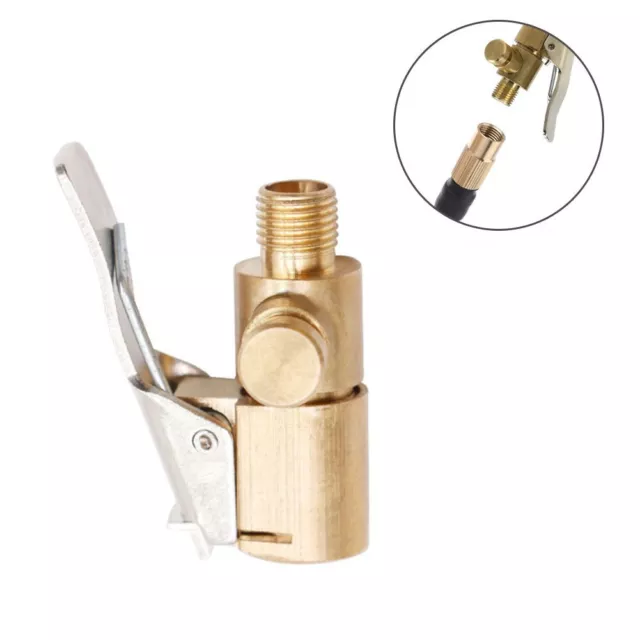Quick Connector Pump Valve About 0.8cm Brass Portable Tyre Valve Adapter
