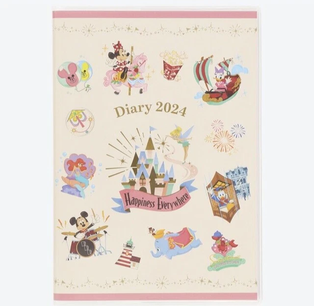 TOKYO DISNEY RESORT Schedule Book 2024 Disneyland Japan Mickey 43.99