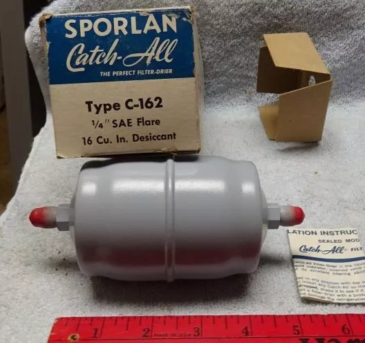 ** SPORLAN - Catch All - Filter DRIER  - TYPE C-162 - UNUSED w Original Box
