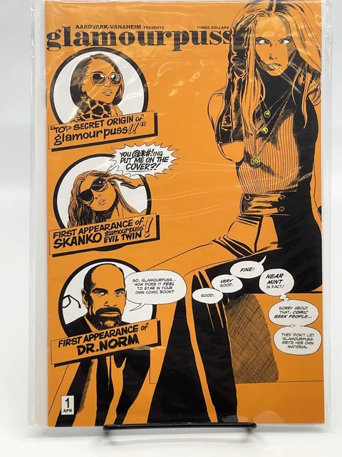 GLAMOURPUSS #1 COMICS Edition AARDVARK VANAHEIM,  Dave Sim 2008 NM+