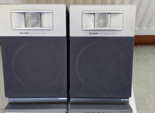 SHARP SPEAKERS FOR VZ3000 stereo vertical record player. Faulty Tweeter