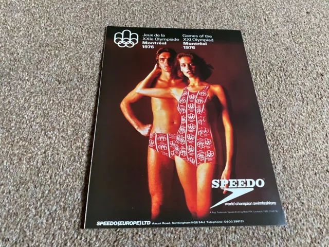 Wfbk18 Weltsportmagazin 10X8 Werbung Speedo Weltmeister Schwimmmode.