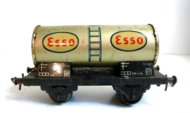 JOUET ANCIEN : Train mecanique JEP echelle 0 avec rails Avec Clé