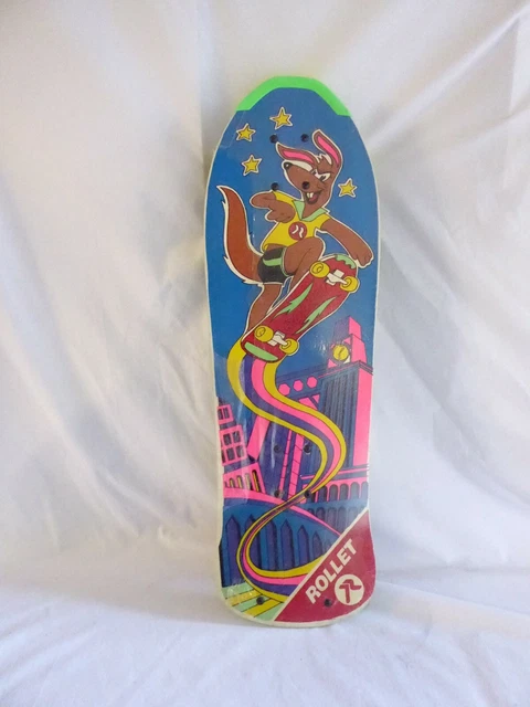Skateboard Vintage Rollet Jaune Des Années 70 – Planche Collection