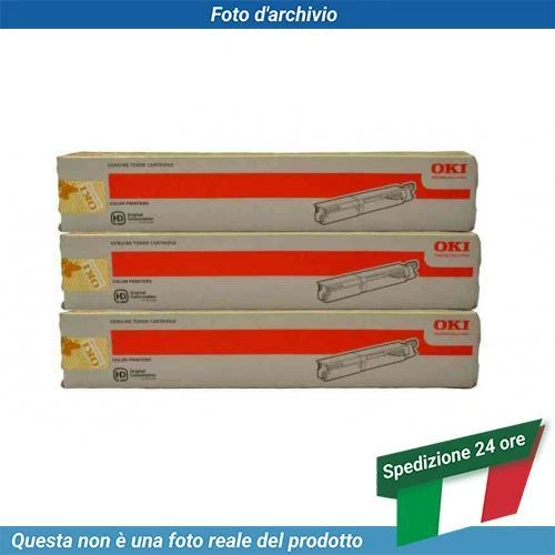 43459324 Oki C3520/C3530/MC350/MC360 Toner Black 3 Pack