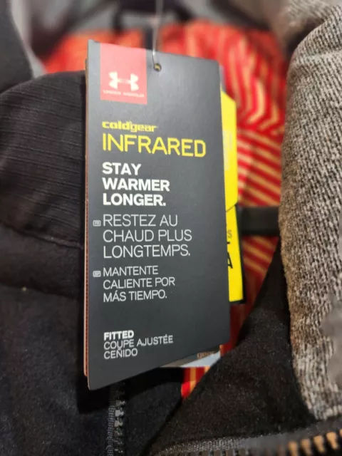 NEW $800 Men's SzL Under Armour 100% Cashmere ColdGear Infrared Vest 1265266-001 3