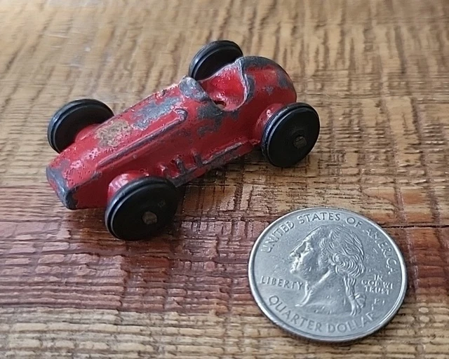 VINTAGE DIE CAST Hubley Tootsie Toy Indy Formula 1 F1 Ferrari Race Car